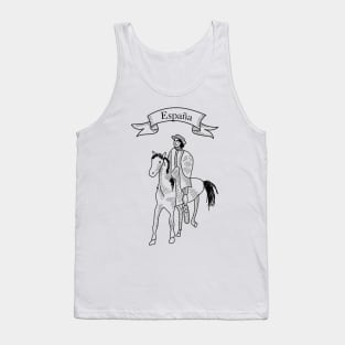 Español en caballo Tank Top